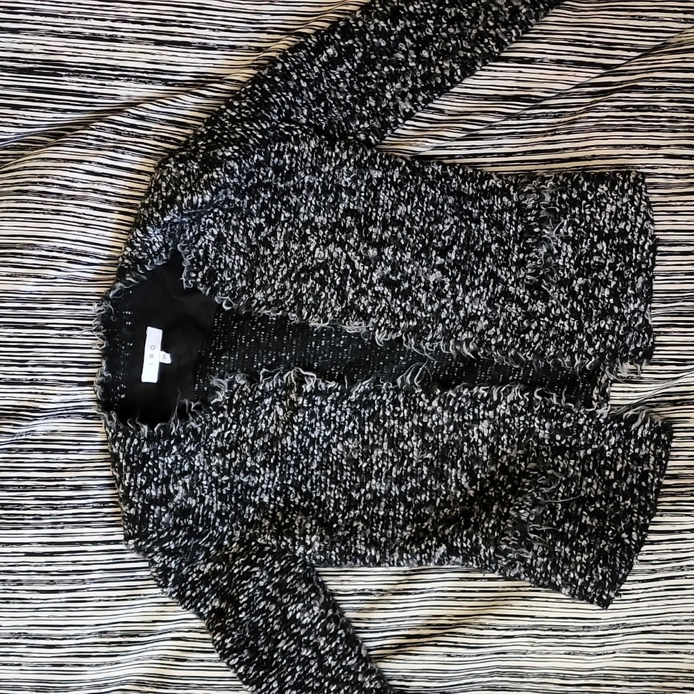 IRO black and white wool blazer